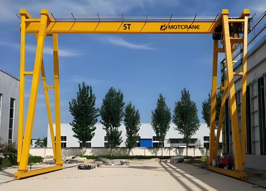 5t single girder gantry crane of MOTCRANE