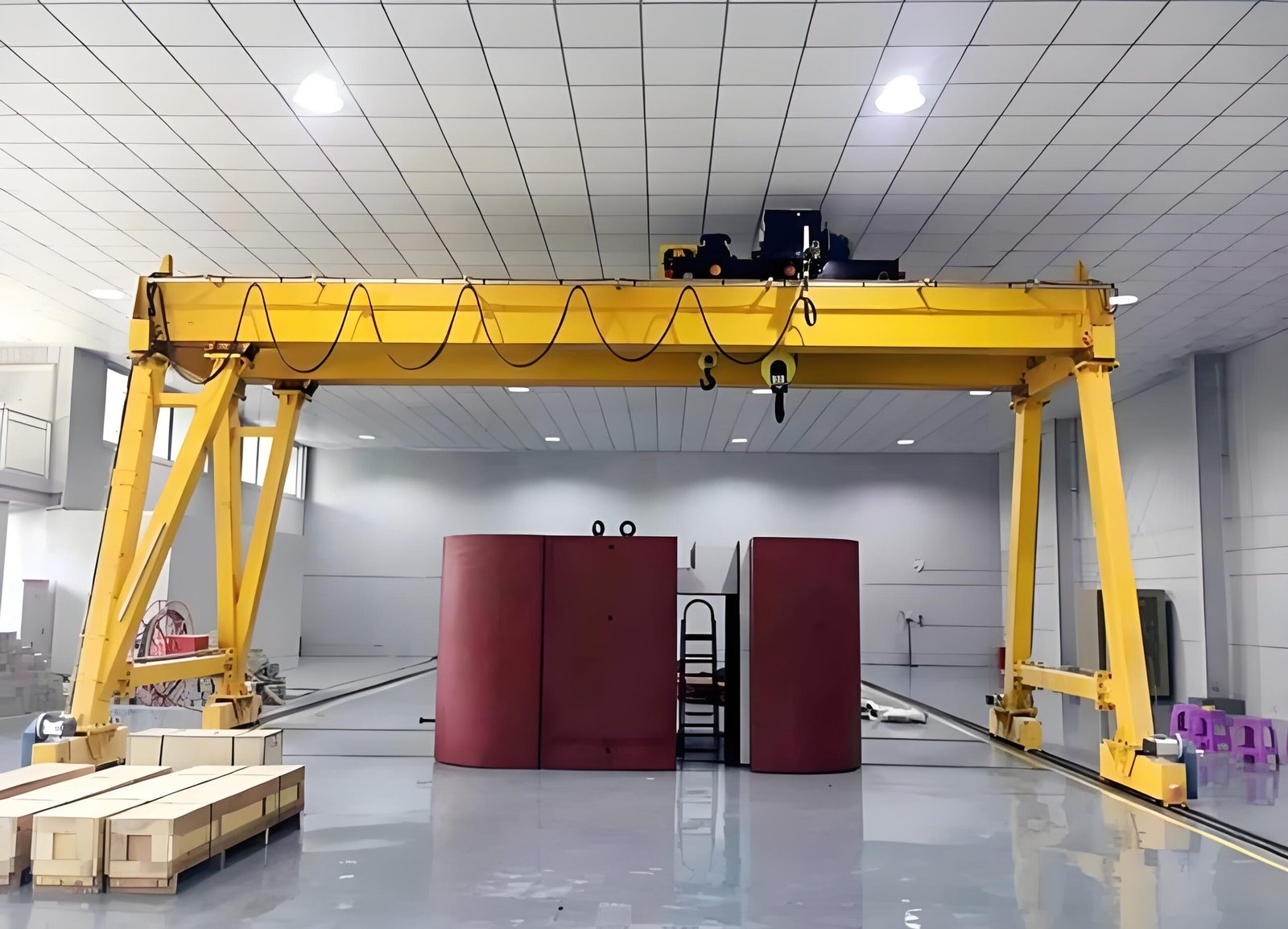 10ton Double girder gangtry crane