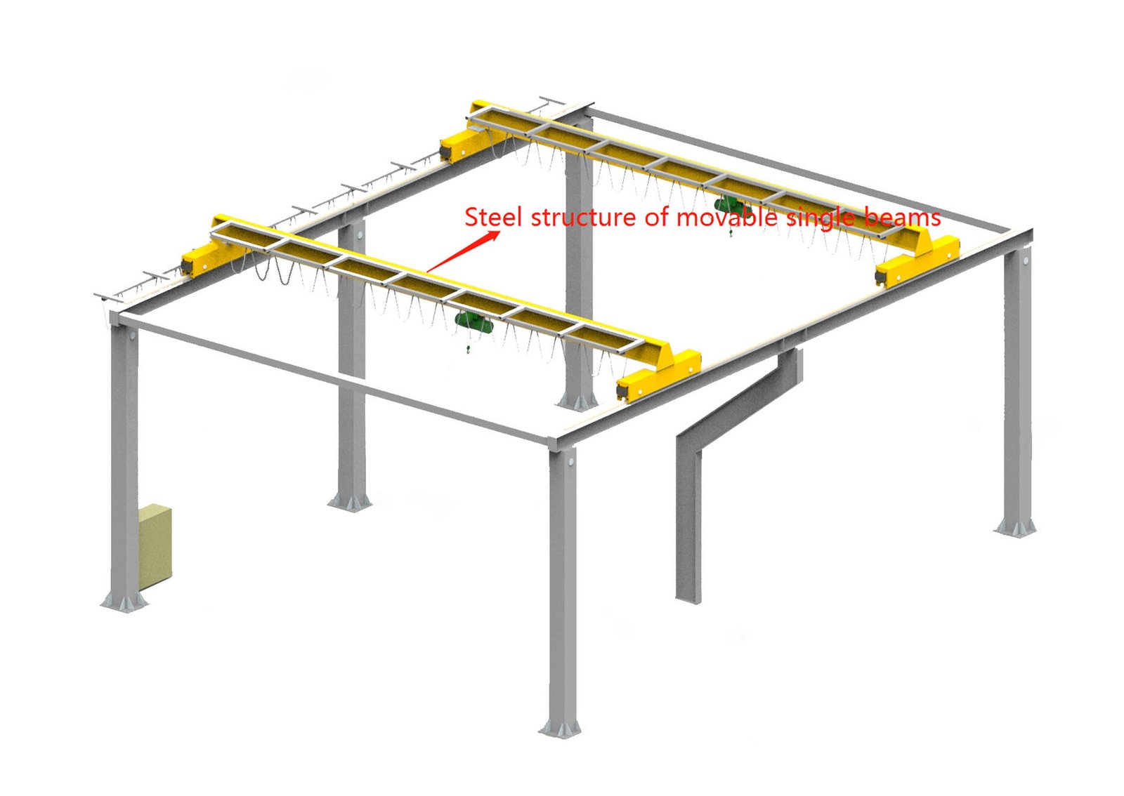 Standing Overhead Crane of motcrane
