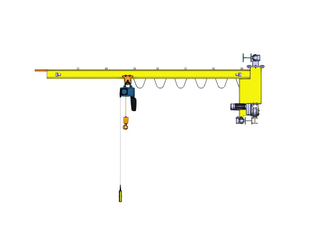 Wall mounted jib crane