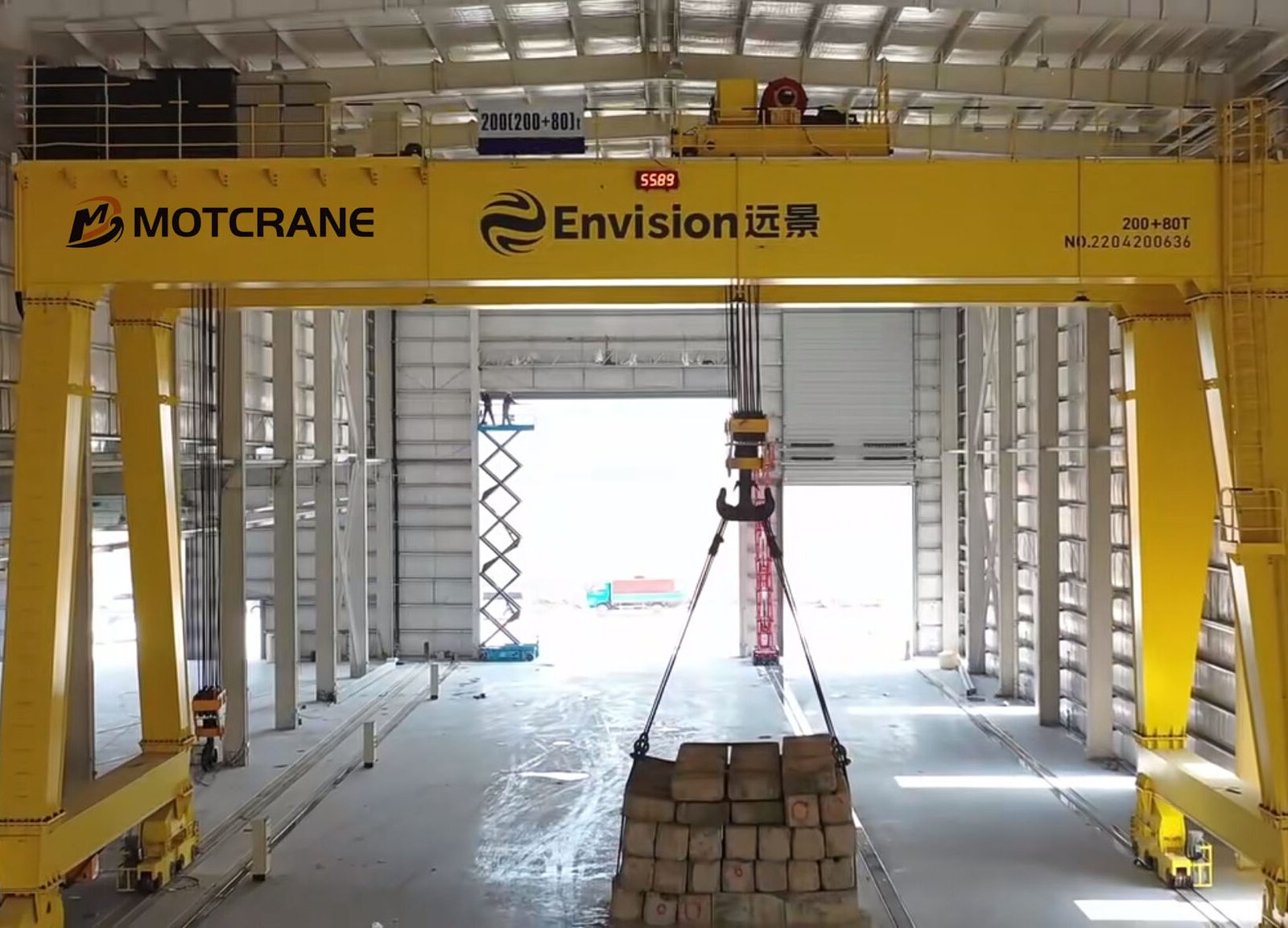 200ton double girder gantry crane
