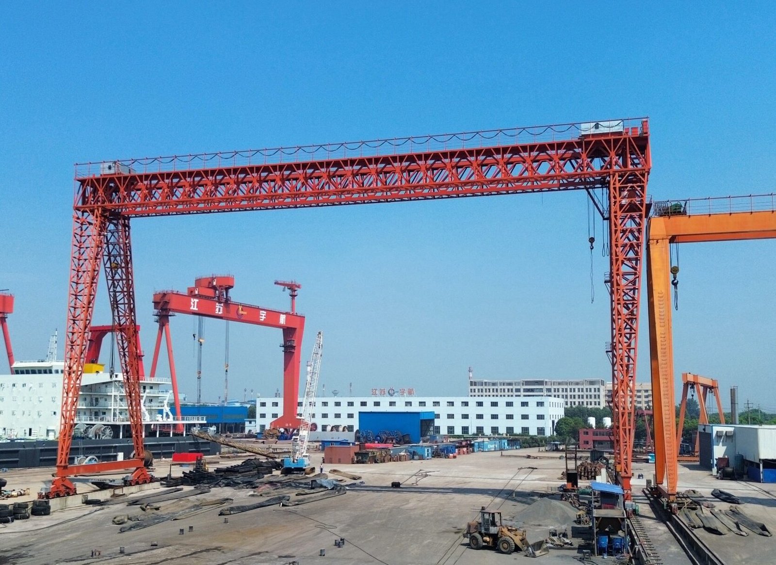 truss type double girder gantry crane