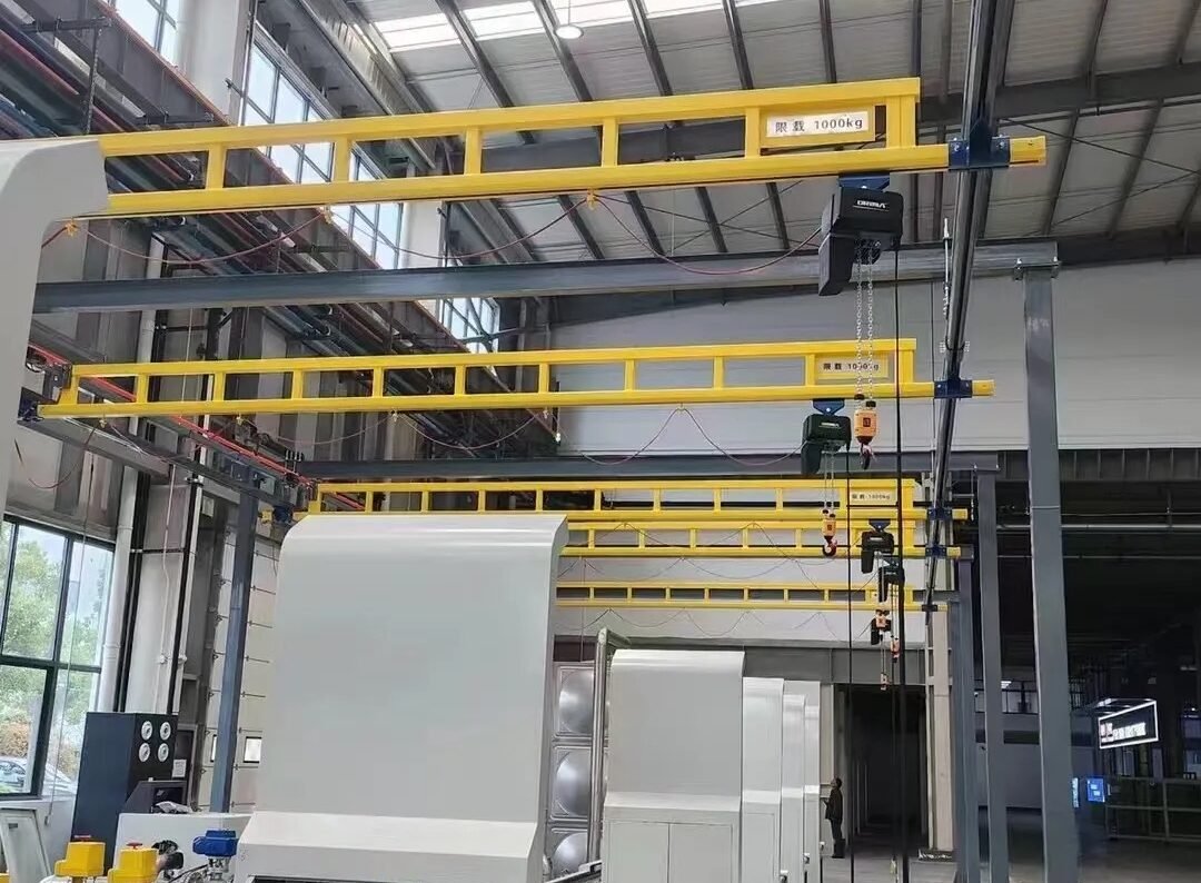 1t workstation overhead crane of motcrane