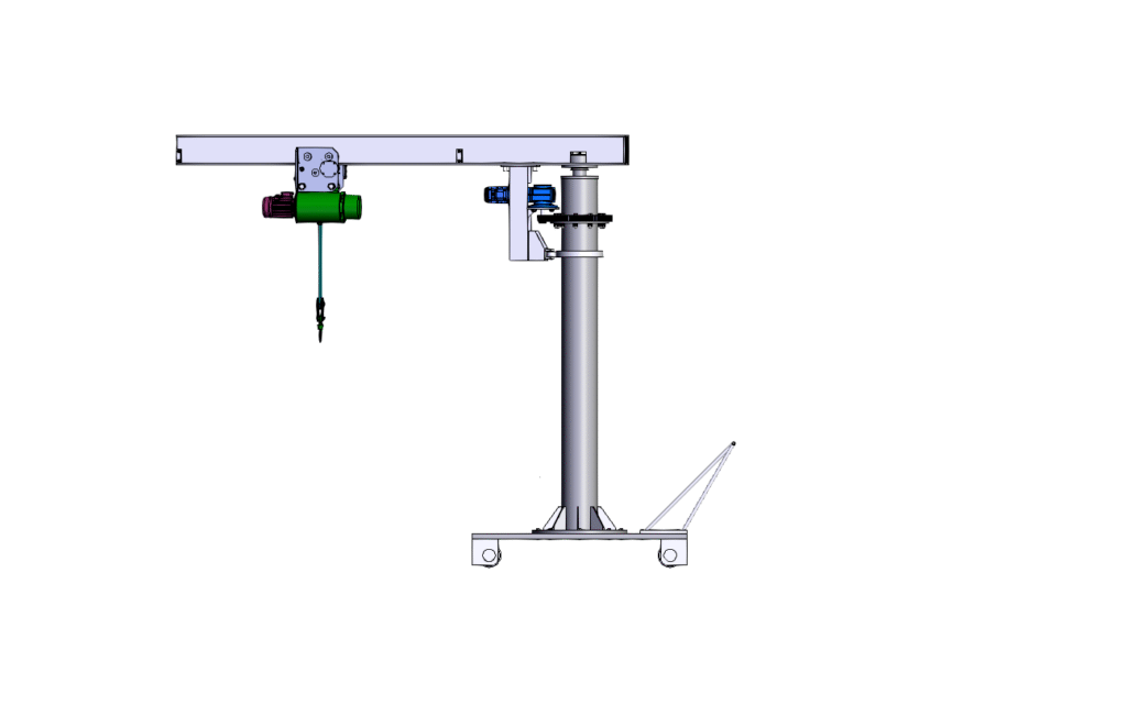 Mobile Portable Column Jib Crane