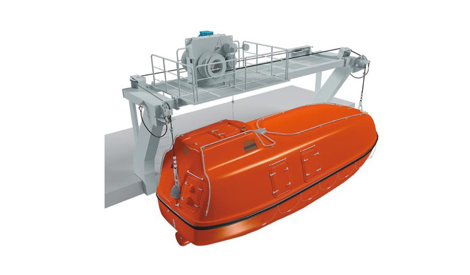 marine davit crane