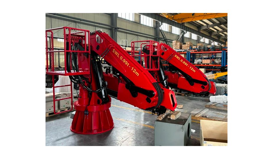 5t foldable crane