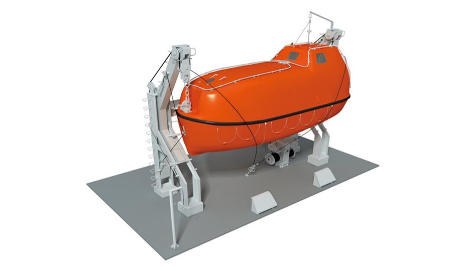 marine davit crane