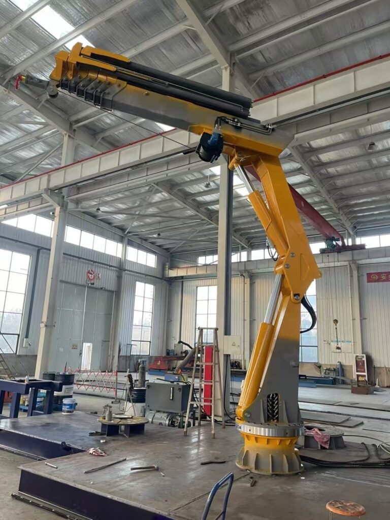 16t foldable knuckle crane