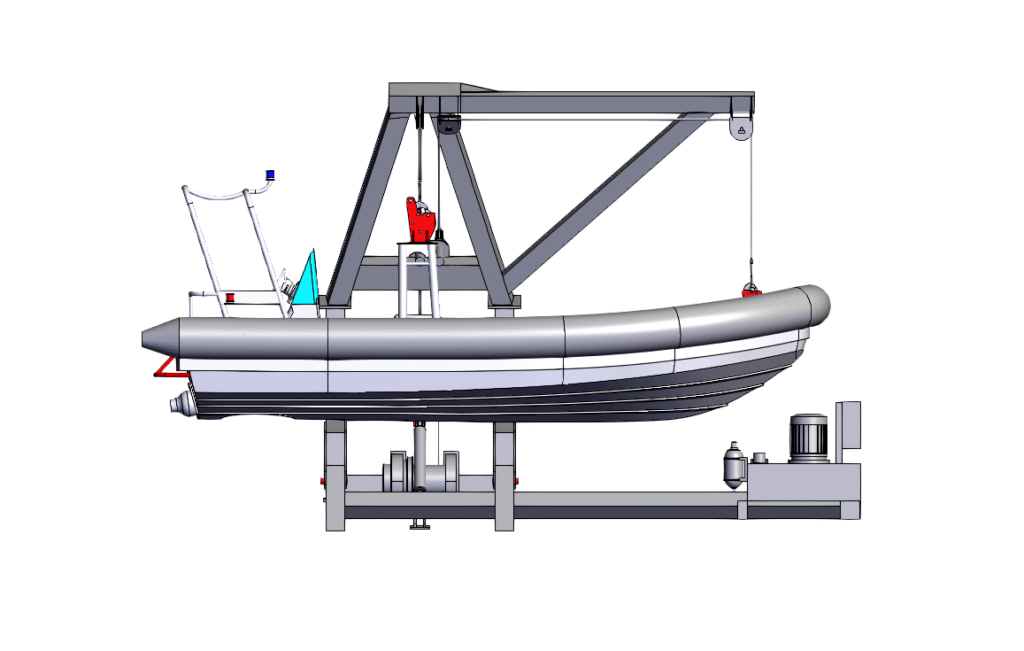 marine davit crane