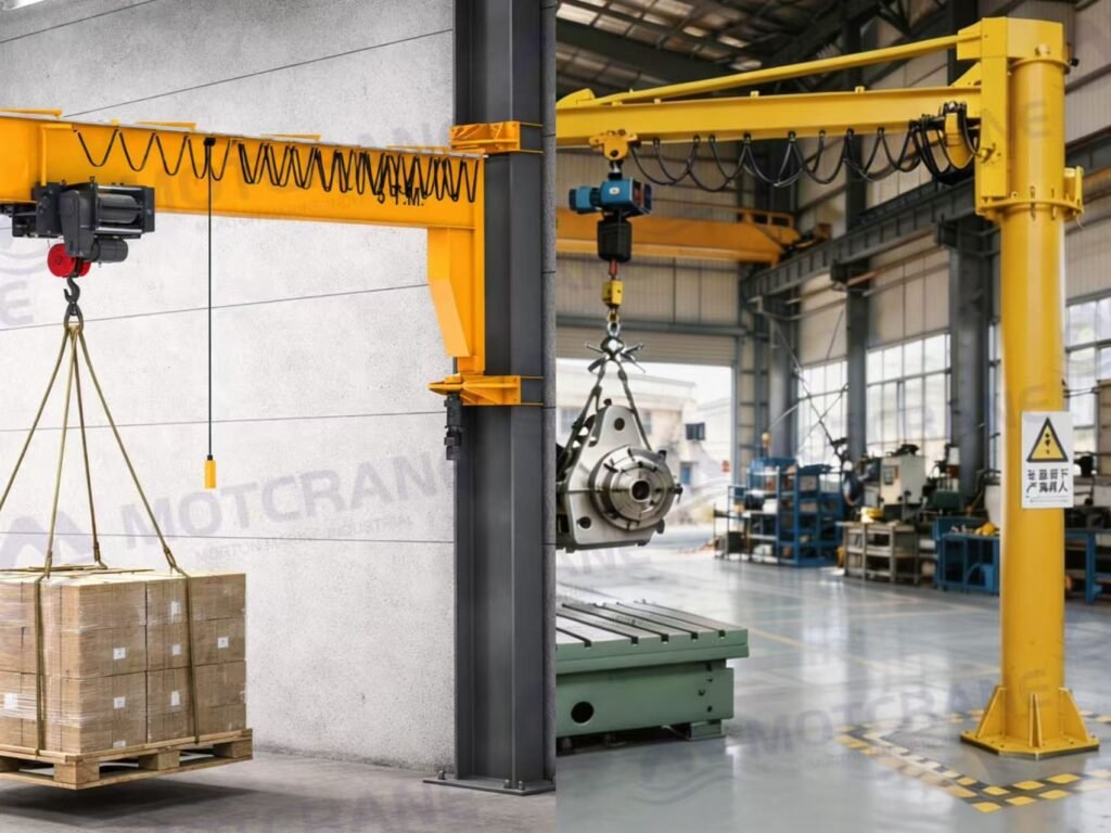 Wall Mounted vs Column Mounted Jib Crane: How to Choose
