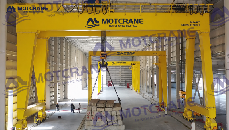 Low Headroom Gantry Crane for Existing Facilities