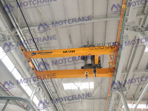 50/20 ton double girder overhead crane exported to Turkey